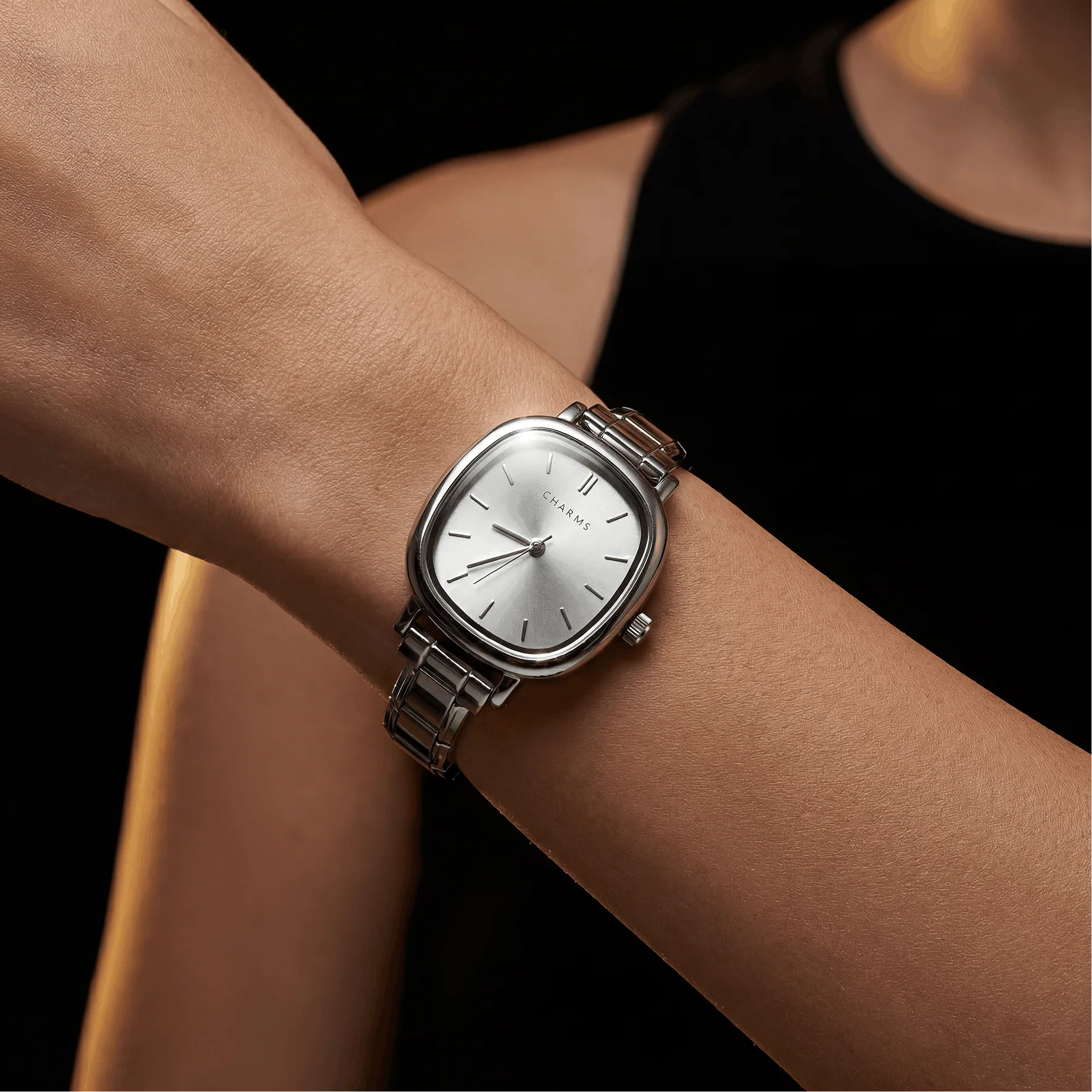 Capri Watch Silver – White Dial Edition - Image 3