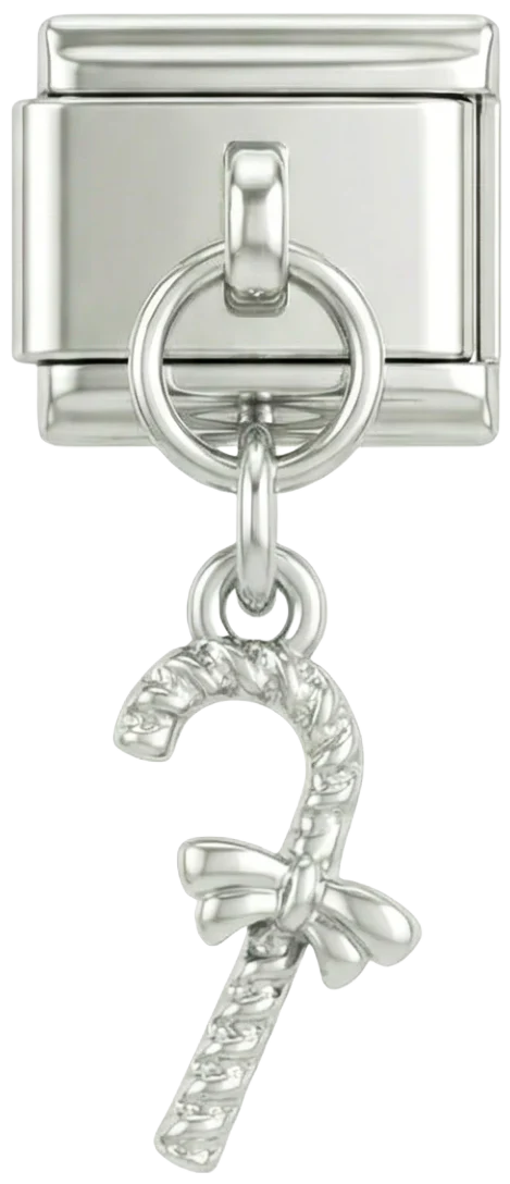 Christmas Candy Cane, Silver