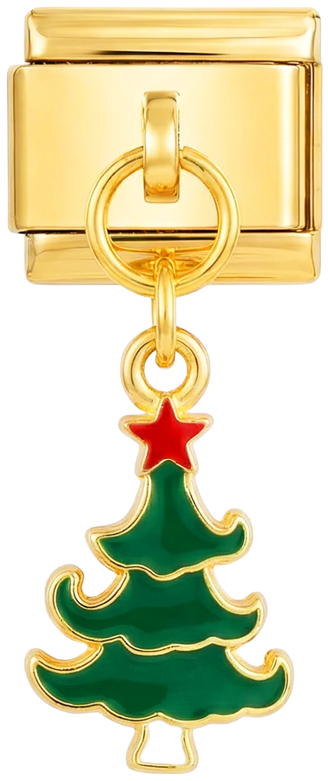 Christmas Tree, Green and Gold, and Its Red Star - Image 2