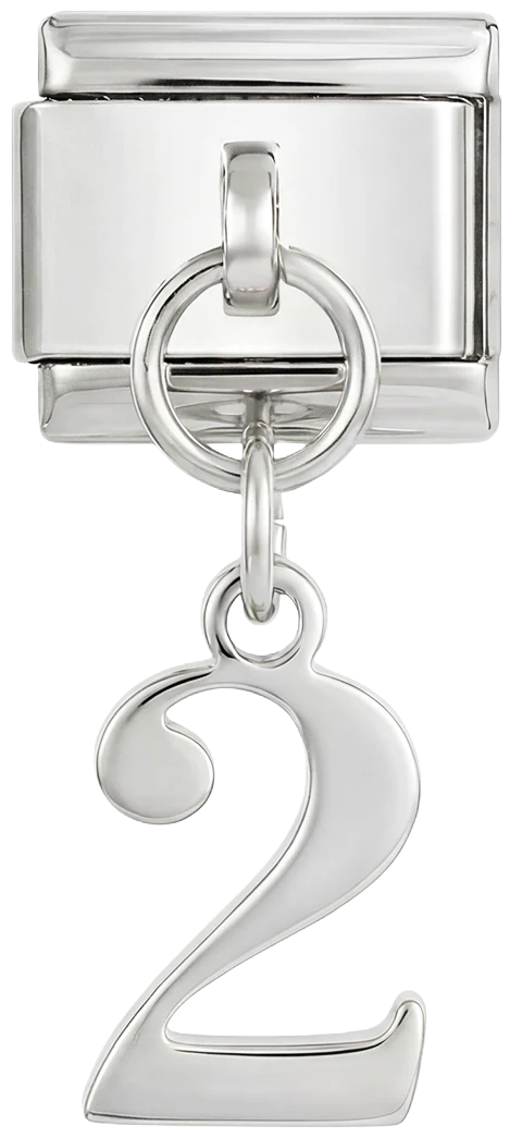 Number 2, Hanging, on Silver