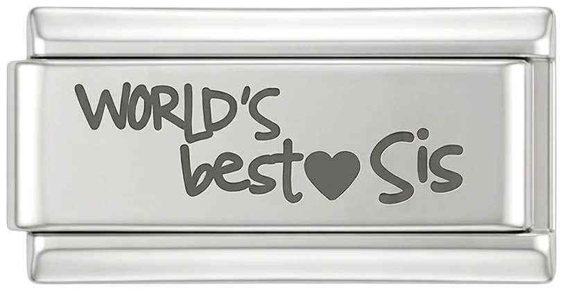 World's Best Sis, on Silver